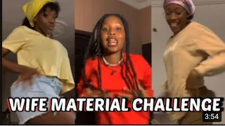 wife material who be that sweet girl wifematerial challenge tiktok nomaly you be full auction