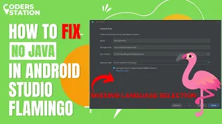 How to fix no Java in Android Studio Flamingo How to create Java Project in Android Studio Flamingo