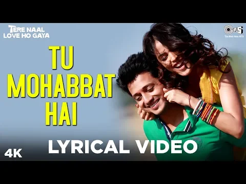 Download MP3 Tu Mohabbat Hai Lyrical - Tere Naal Love Ho Gaya | Atif Aslam, Monali, Priya | Riteish, Genelia