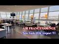 Inside the Air France Lounge at JFK T1 - Full Tour Dining Options What to Expect in 2025