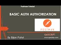 Postman Tutorial - Authorize API Requests using Basic Auth