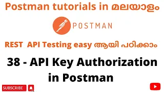 API Key Auth in Postman API Testing Tutorials REST API Testing Postman API Testing Malayalam