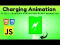 Cool Project of Javascript Battery Detector and Animation New Projects