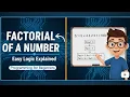Factorial of a Number in Java DSA for Beginners