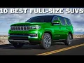 10 Best NEW Luxury Full Size SUVs in 2021 - 2022