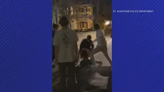 People working in St Augustine shocked to see of city employee attacked by group of young a