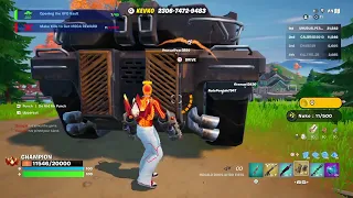 Playing Fortnite 99 Bots Ranked Pt 5 - Champion