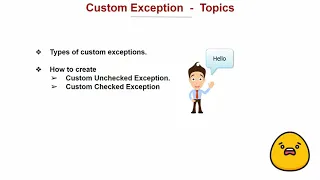 04 Create Custom Exceptions It s Types - Java Interview