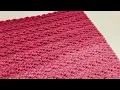 How To Crochet The Bud Stitch - EASY ONE Row Repeat