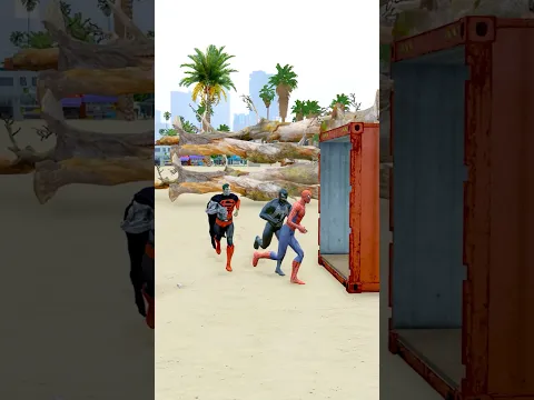 ZOMBIE CHASE ENDS BADLY! SPIDERMAN EMERGES AS THE UNDEAD #gta5 #shorts #gaming