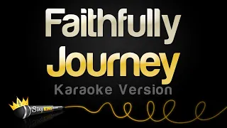 journey faithfully karaoke version 