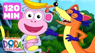 Boots Swiper S Funniest Moments In Dora The Explorer For 2 Hours 2 Dora Friends  Boots Swiper S Funniest Moments In Dora The Explorer For 2 Hours 2 Dora Friends