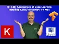2019 Installing TensorFlow Keras Python 3 7 in Mac