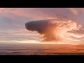 simulated time-lapse evolution of a cumulus cloud storm
