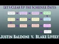 Download Lagu Let's Clear Up the Schedule Dates. A Run Through of the Justin Baldoni v Blake Lively Lawsuit