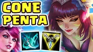 NEW ELDERWOOD AHRI JUNGLE | CONE PENTAKILL WITH CRIT VI BUILD | YOU CAN'T OUTPLAY THE BEST JUNGLE NA
