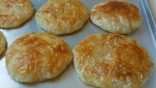 فطير الأفران فى فرن البتوجاز مستحيل ينشف منك وطريقة فرد عبقريه بدون توريق ولا تعب 