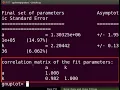Error bars and data fitting - English