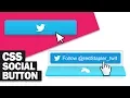 Stunning 3D CSS Social Media Buttons Tutorial