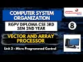 Lec 8 Vector and Array Processor RGPV Diploma Computer System Organisation CSE 3rd Sem 2nd Year
