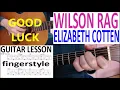 WILSON RAG - ELIZABETH COTTEN fingerstyle GUITAR LESSON