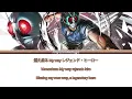 Tojima Wants to Be a Kamen Rider Opening - Wanna be with Kan/Rom/En