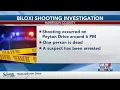 Police 1 in custody after shooting in Biloxi leaves 1 dead