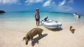 Sailing Bahamas, Sailing Exuma, Big Majors & Little Farmers –  HR54 Cloudy Bay – Feb’20. S20 Ep8