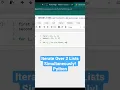 Iterate Over 2 Lists SIMULTANEOUSLY Python EASY SOLUTION