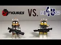 AV Figures Vs Minifigs4u Commander Bly Comparison
