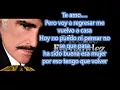 VICENTE FERNANDEZ- DE 7 A 9 (letra)