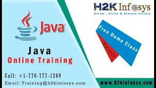 Java Online Training Demo Classes - J2EE Course Tutorials for Beginners