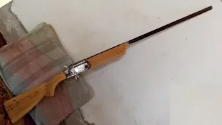 بندقيه صيد صناعه يدويه بيد عراقيه 