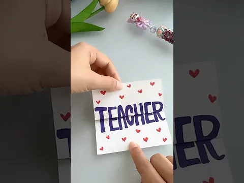 Happy teacher's day 🤩✨#shorts #art #diy #craft #youtubeshorts