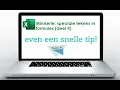 Lagu Snelle Korte Tip: speciale tekens in formules * ? $ ^ [ ] { } @ #  (deel 4)