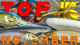 Top 5 Baits For November Bass Fishing!
