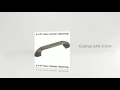 Cabinet Pulls with 3- Hole-Spacing