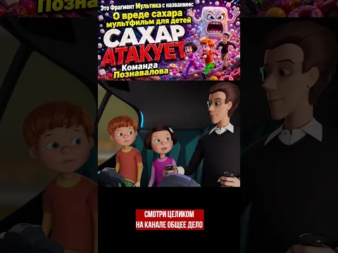 ОСТОРОЖНО! Сладкое и Сахар способен вызывать зависимость... Мультфильм про Сахар