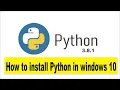 how to install python 3 8 on windows 10 64 bit