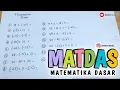 MATEMATIKA DASAR (Penjumlahan, Pengurangan, Perkalian dan Pembagian)