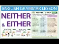 Lagu NEITHER - EITHER - English grammar lesson