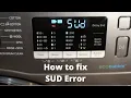 How to Fix the SUD Error Code Quickly on Samsung Front Load Washing Machine