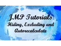 JMP 12 Tutorials - Hiding Excluding and Autorecalculate