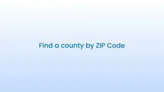 How to find a ZIP Code s county Tutorial
