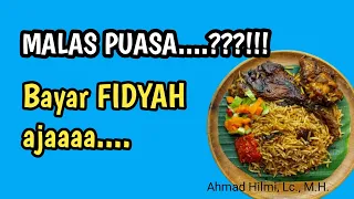 kondisi boleh bayar fidyah tanpa puasa ramadhan. bolehkah bayar fidyah karena malas puasa