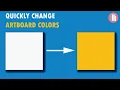 2 Quick Ways to Change Artboard Colors - Adobe Illustrator Tutorial