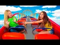 Download Lagu Nastya and Evelyn playing hide and seek and funny games in an unusual house