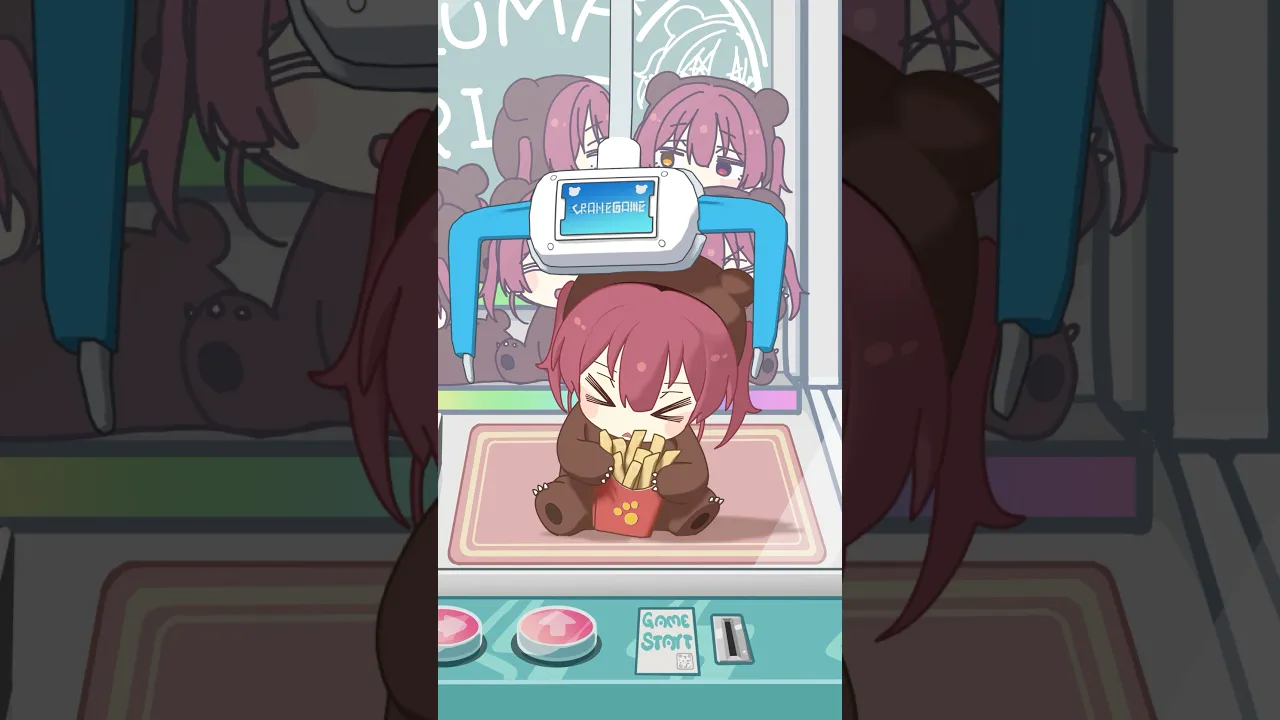 UFOキャッチャーでクマリンを取ってみたら衝撃の結果に…??#shorts #funnyvideo