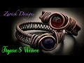 Wire Wrapped Ring Tutorial - Figure 8 Weave Cabochon Ring