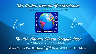 [LIVE] The GREWALz | The 4th Global Grewal Meet | Get Together on Past, Present & Future 24 Oct 2026